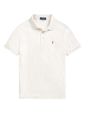 RALPH LAUREN Custom Slim Fit Soft Cotton Polo Shirt State Heather