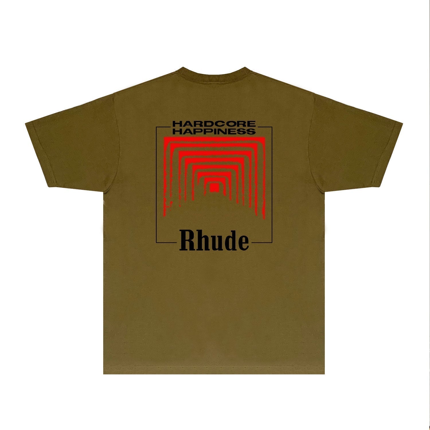 Rhude T-shirts Printed Trendy Pure Cotton