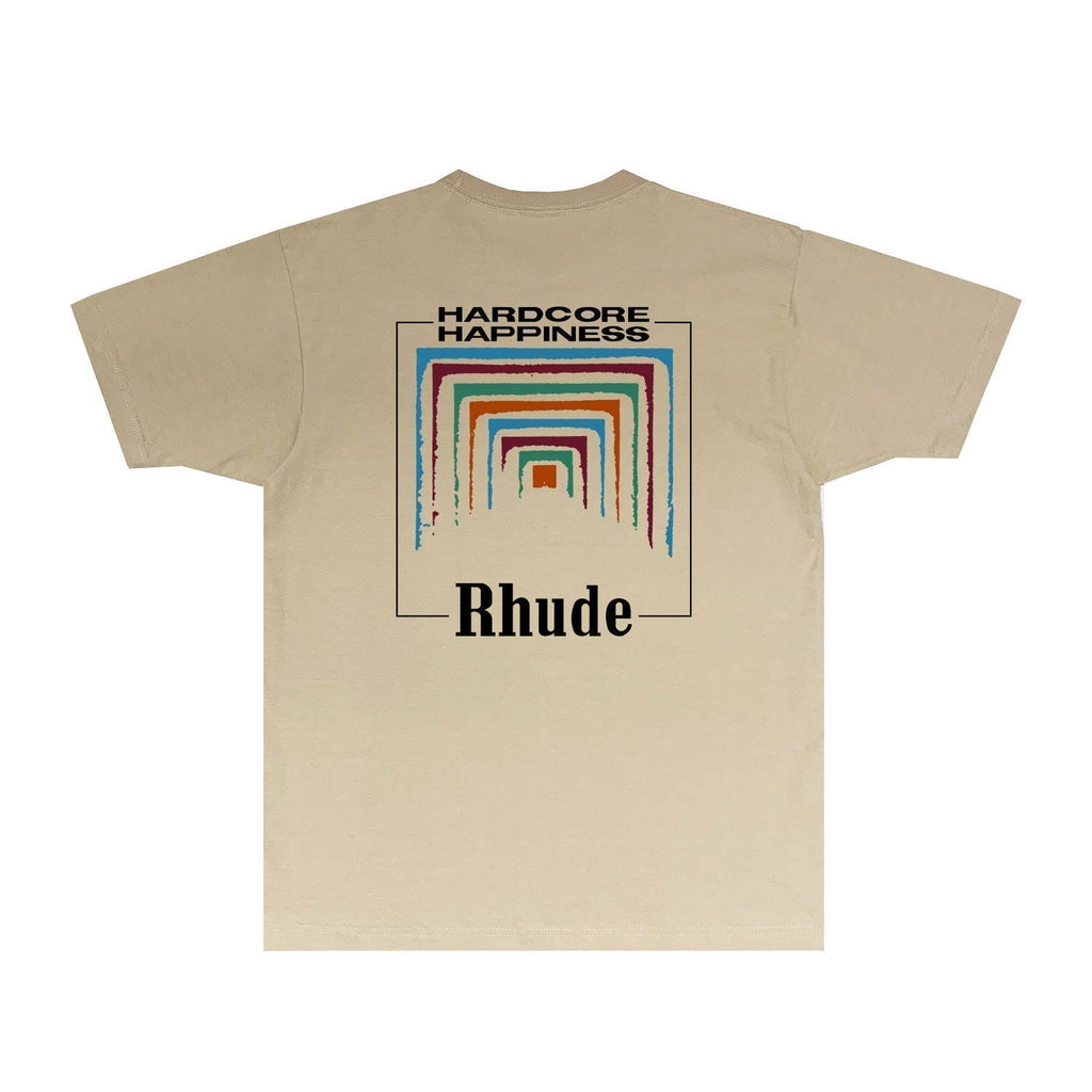 Rhude T-shirts Printed Trendy Pure Cotton