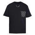 Louis Vuitton Chain-Detail Denim Pocket Short-Sleeve T-Shirt