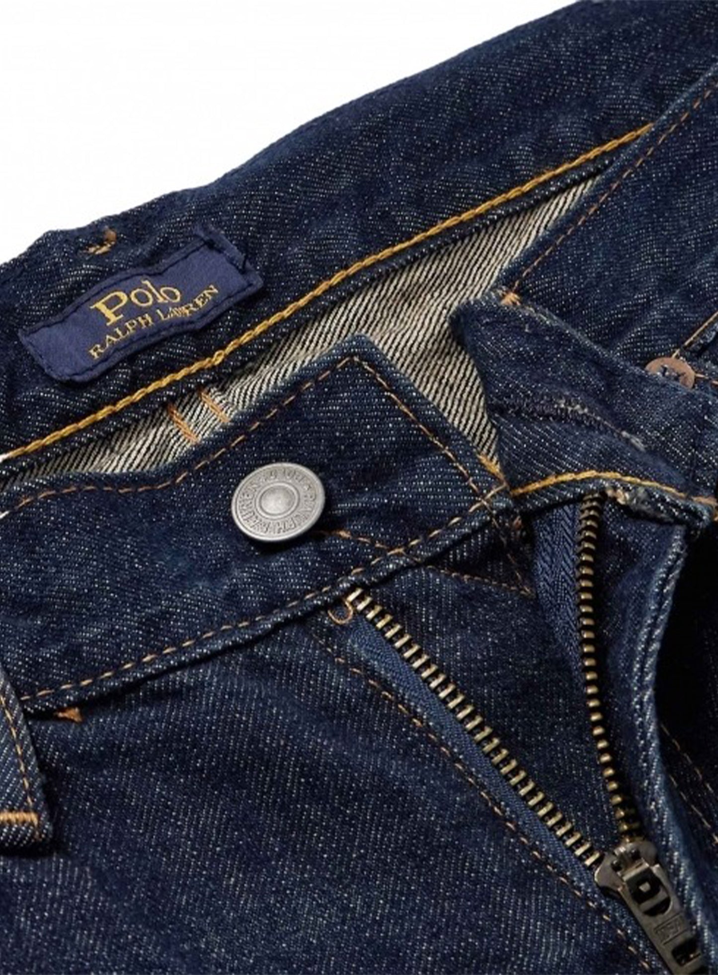 RALPH LAUREN Hampton Straight Leg Denim Jeans Blue