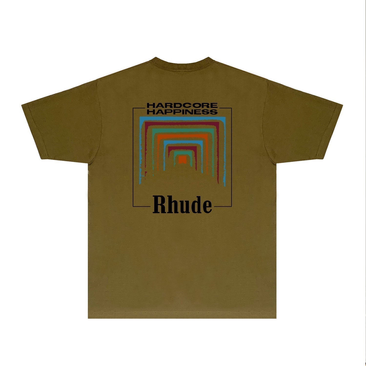 Rhude T-shirts Printed Trendy Pure Cotton