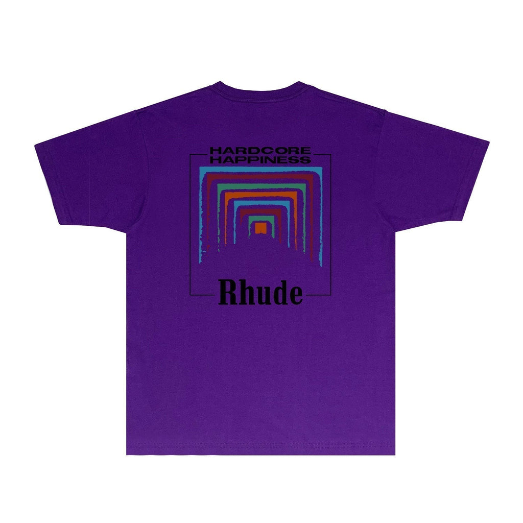 Rhude T-shirts Printed Trendy Pure Cotton